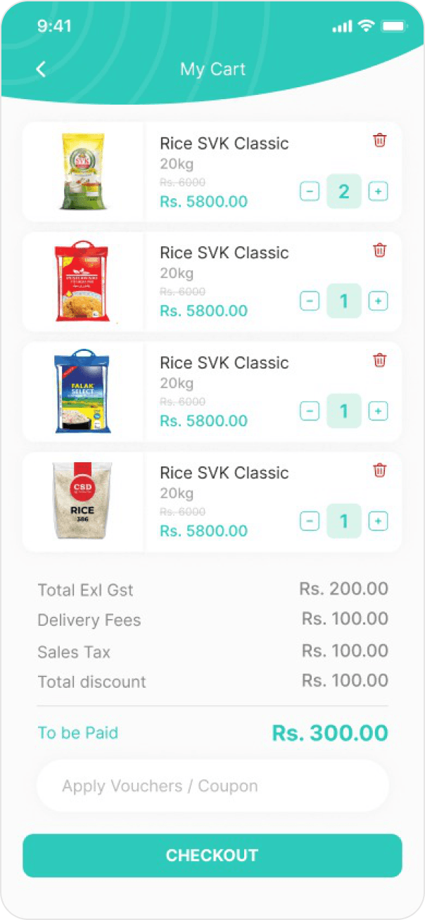 My cart