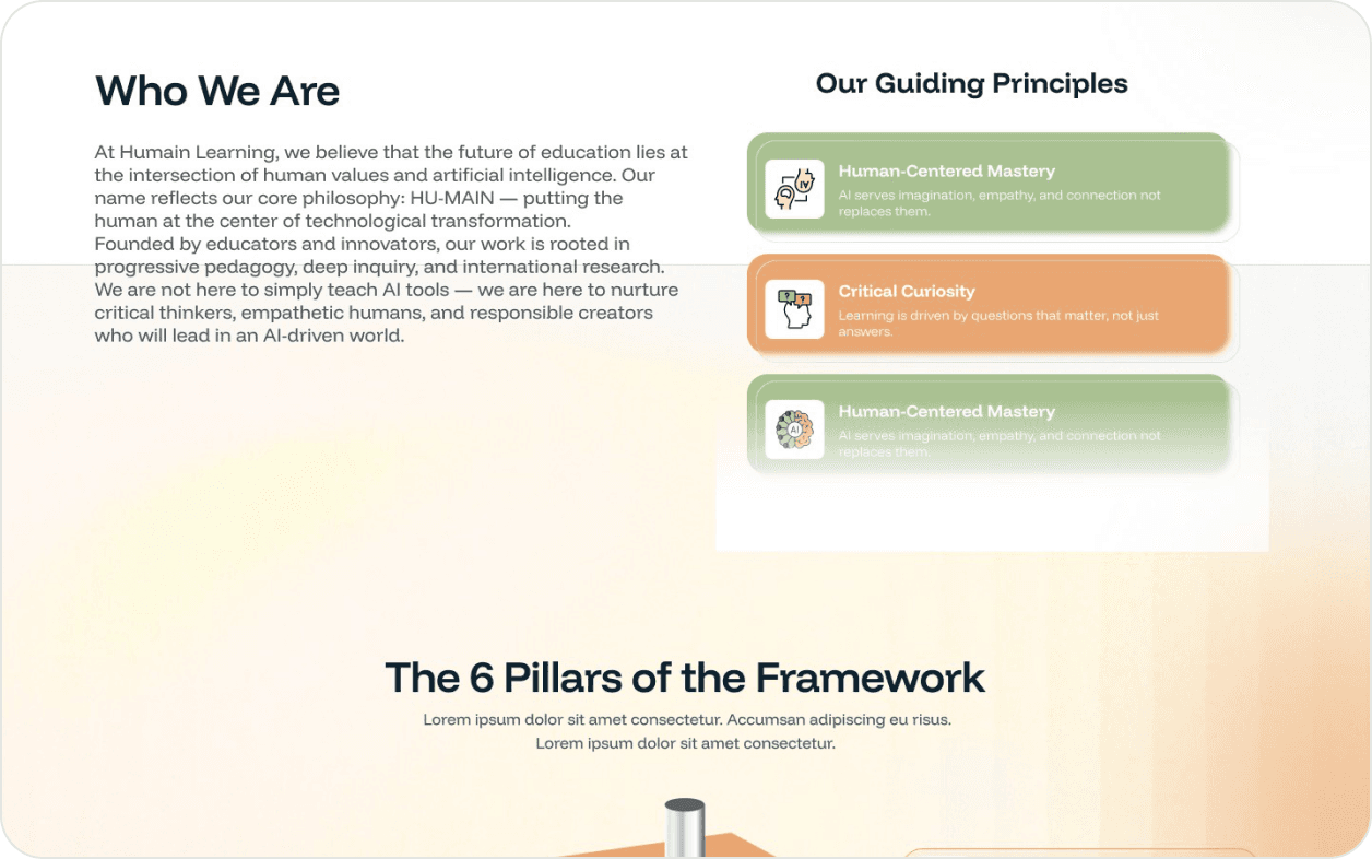 Guiding principles