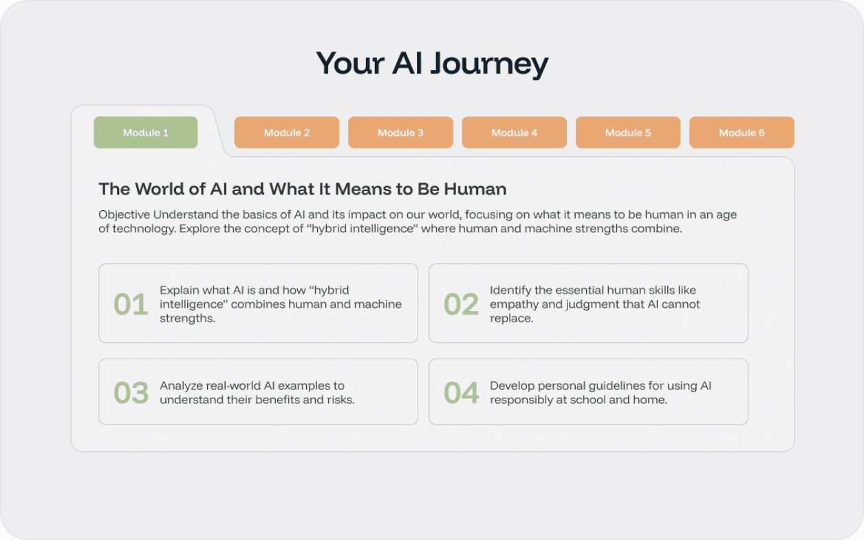 Your AI journey