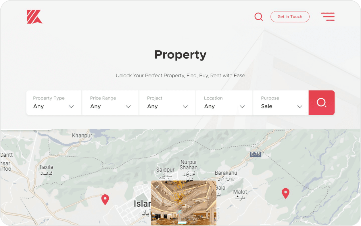 Map search