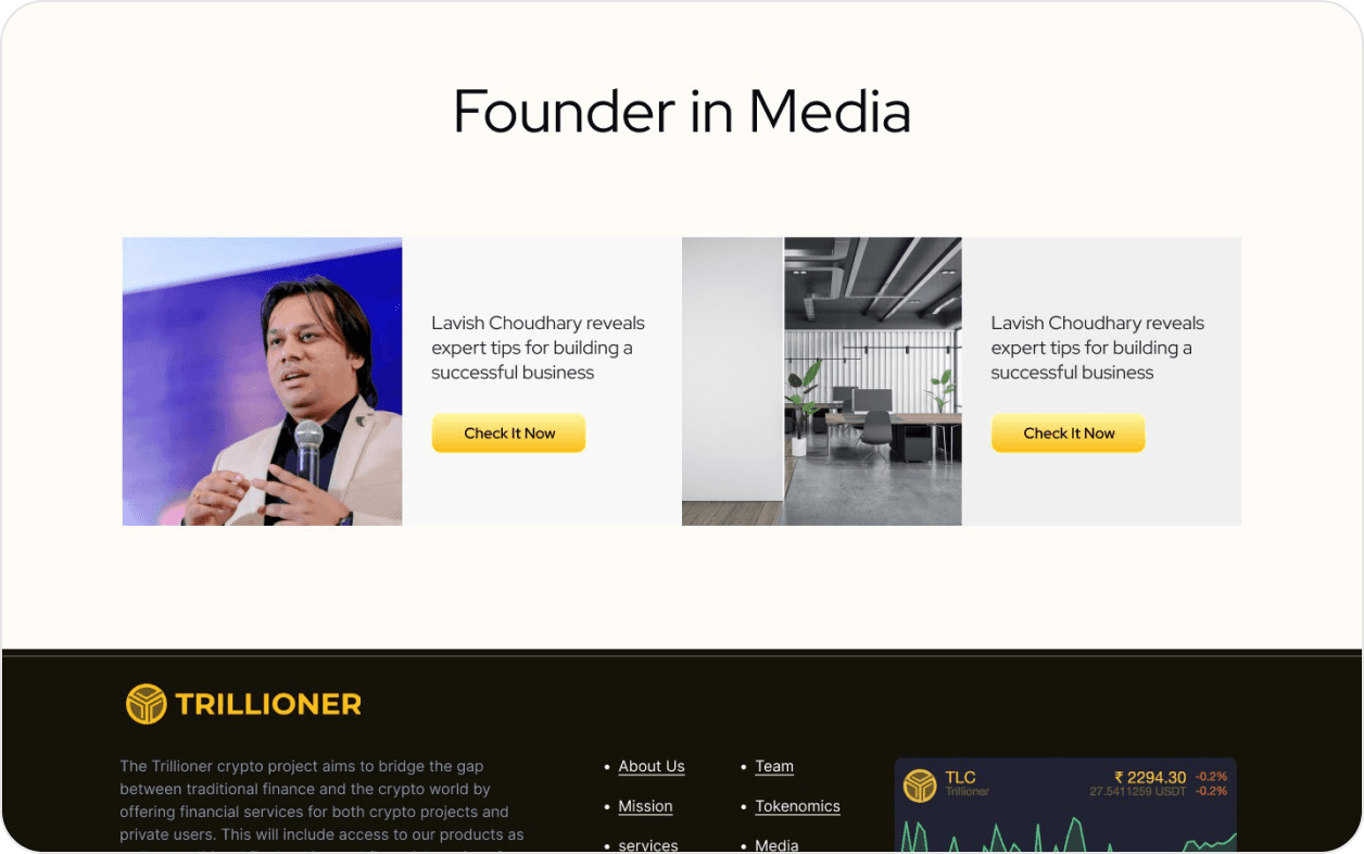 Founder in media
