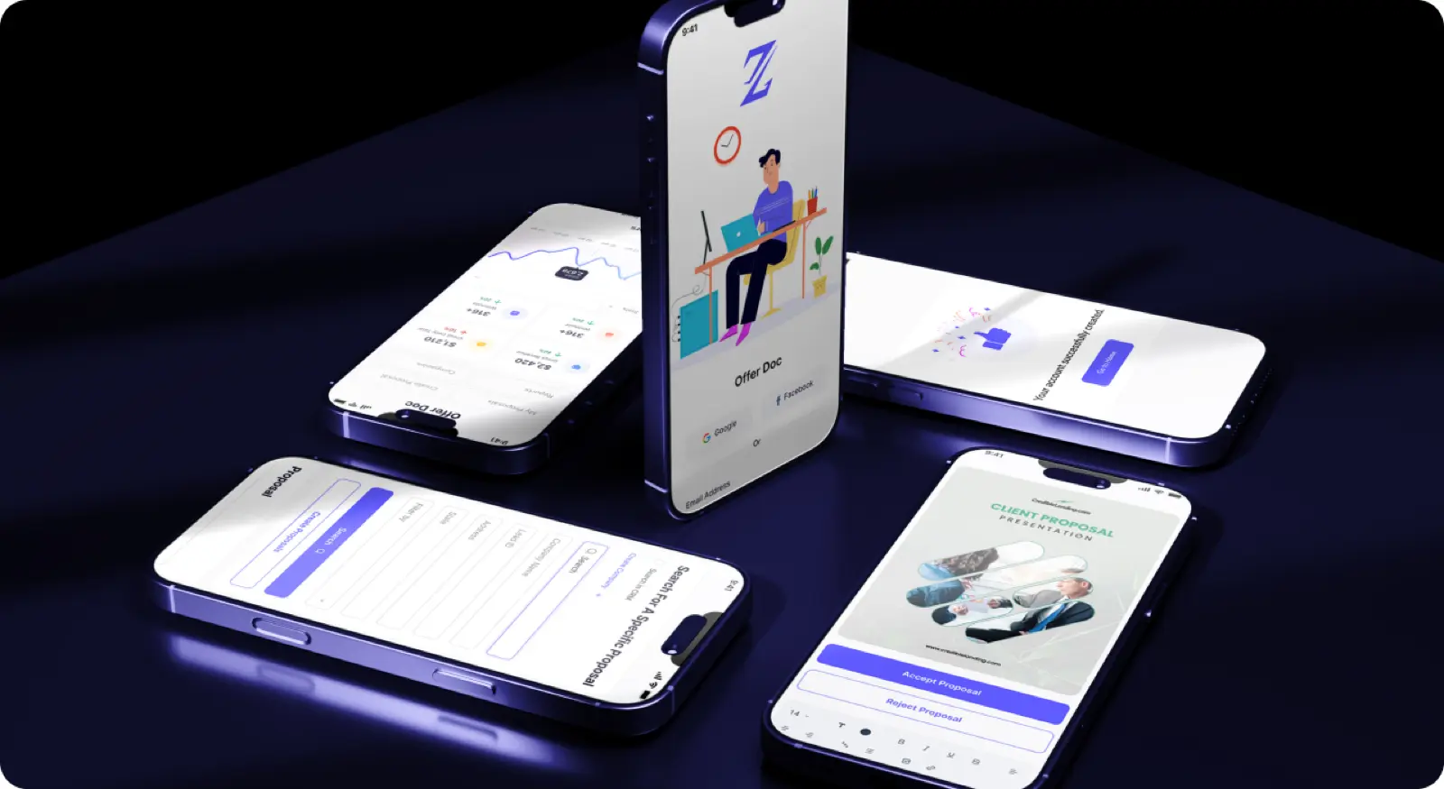 Lend SaaS — screens
